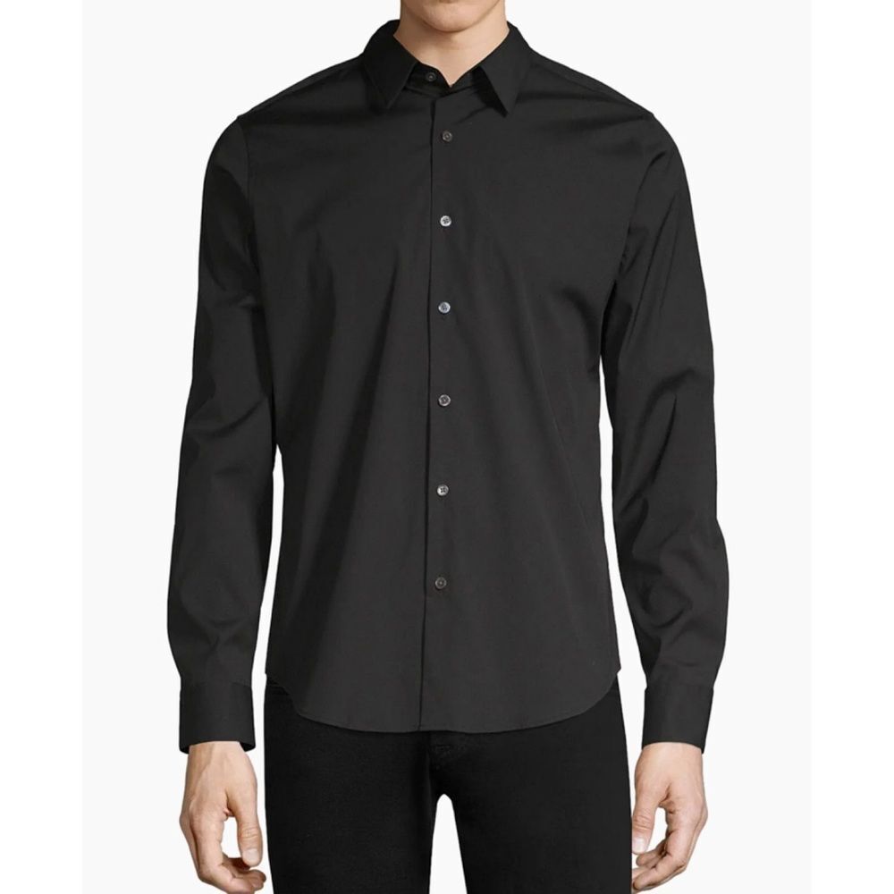 Theory Sylvain Wealth Poplin Shirt Size M